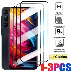 Premium 9D Full Cover Tempered Glass Screen Protector (1 - 3 Pack) - 2 PCS Glass (For A50S)