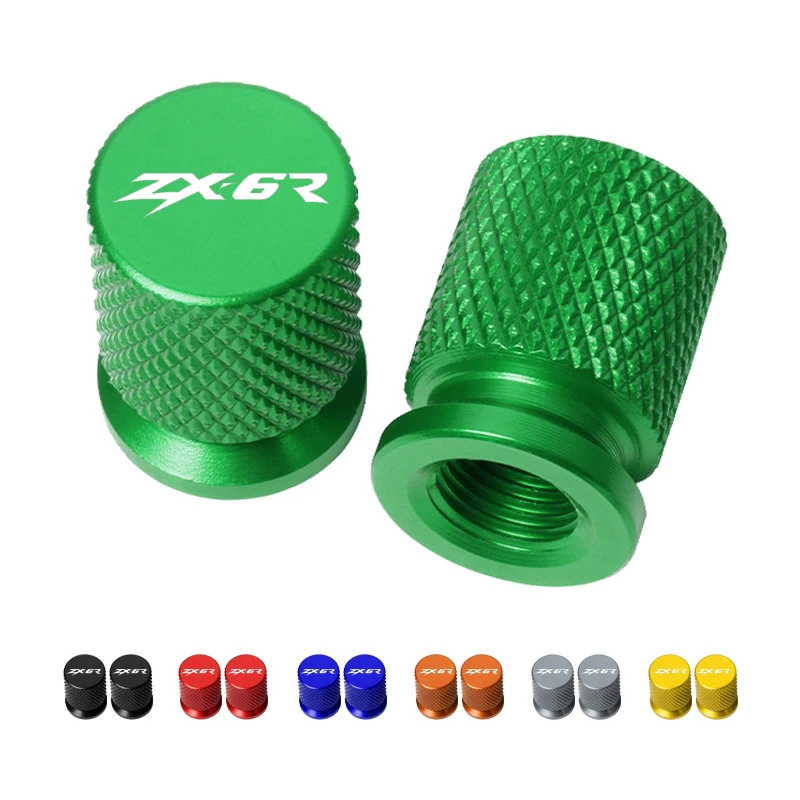 가와사키 닌자 ZX-6R ZX 6 R ZX6R 2009-2014 2008 2015 2016 2017 2018 2019 2020 차량 휠 타이어 밸브 스템 캡 먼지 커버