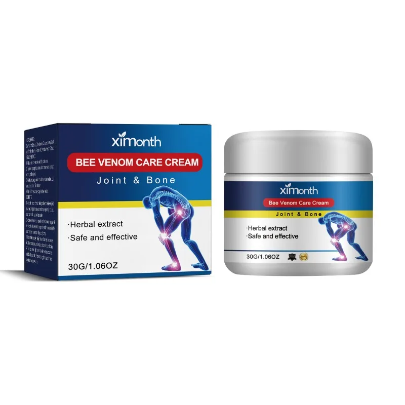 Bee Venom Care Cream Gout Massage Cream Effectively Relieves Shoulders Neck Sore Bones Muscle Pain Thermal Moxibustion Ointment