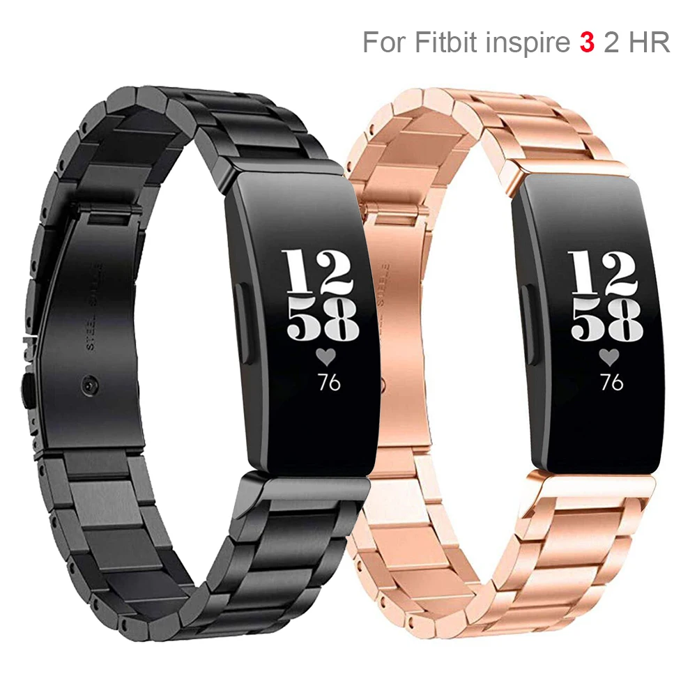 Essidi Per Fitbit Inspire Inspire Hr Braccialetto Cinturino In Acciaio Inossidabile Da Polso Intelligente Fascia Di Ricambio Per Fitbit Inspire Inspir