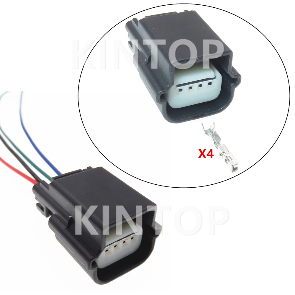 

1 Set 4 Pins 3148-00 Automotive Antenna Module Low Current Wiring Socket Starter For Ford Car Sensor Sealed Connector With Wires