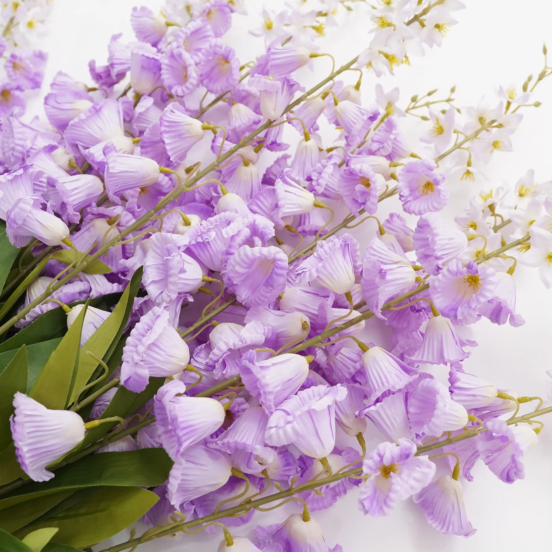 Chuxin Purple Bellflower Artificial Flower for Weddings and Home Decor