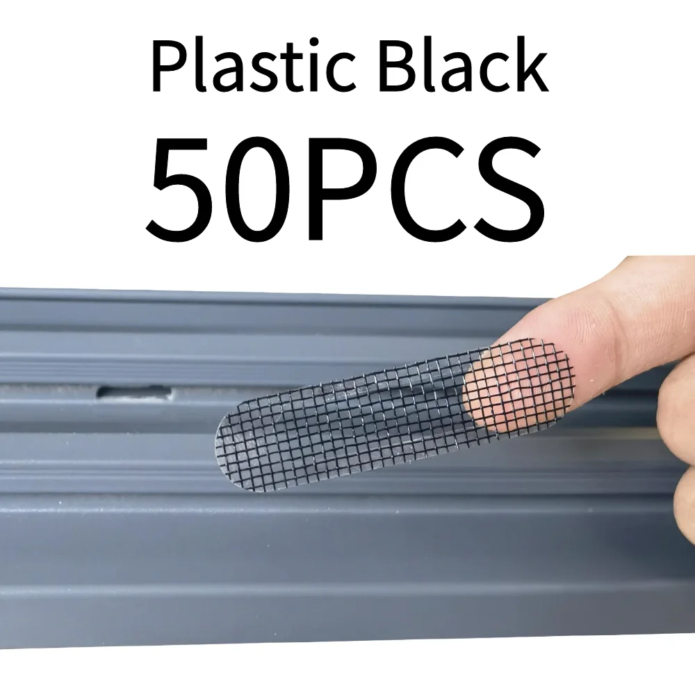 Plastic Black 50pcs