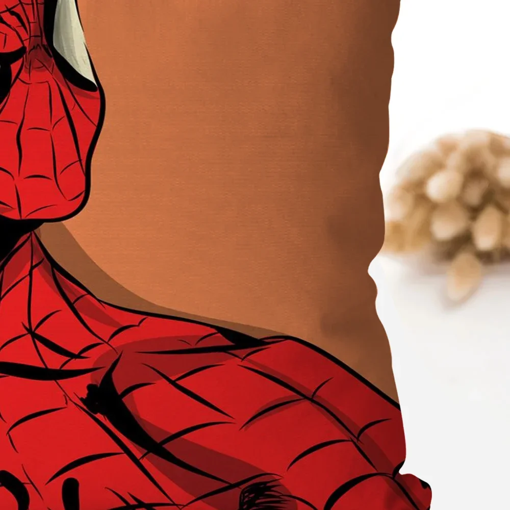 1pc S-Spider M-Man Cartoon Anime Pillow CaseSquarePillowBedroomSofaLeisure Comfort Cushion Car Living Room Home Decoration 40X40 3
