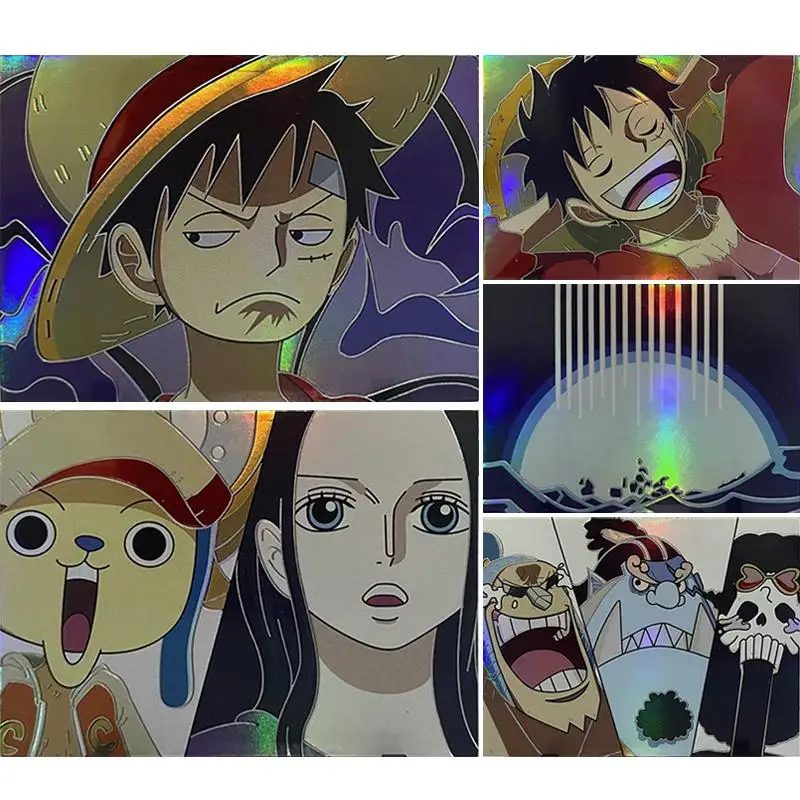 

Anime ONE PIECE Monkey D Luffy Tony Tony Chopper Boa Hancock Animation collection card characters Christmas birthday gift