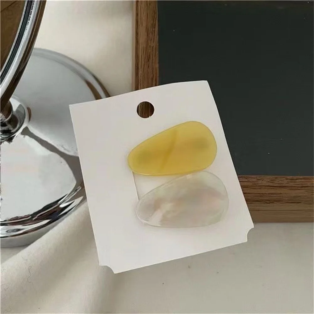 2 Teile/satz Mini Acetat Haar Clips Vintage Wasser Tropfen Seite Grip Für Frauen Mädchen Make-Up Gesicht Waschen Pony Barrettes BB haar Pins – Detail 6