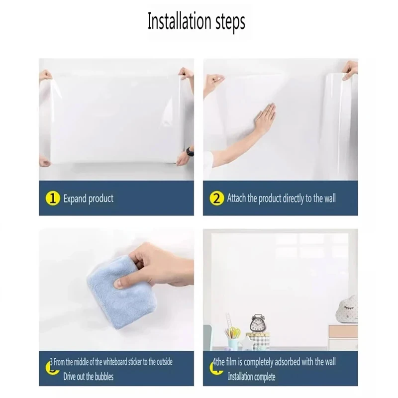 DIY Roll Paper Graffiti Scroll Whiteboard Wall Sticker Painting Drawing Early Educational Toys  No Damage to Wall Easy to Clean 5