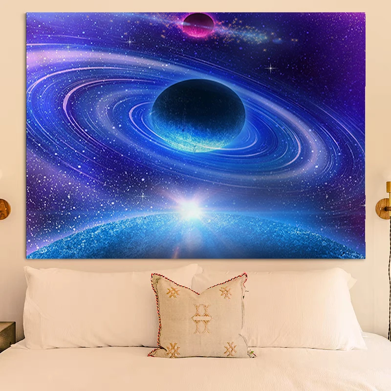 

Universe Wall Tapestry Bedroom Decoration Home Kawaii Room Decor Aesthetic Anime Tapestries Headboards Decors Hanging Decorative