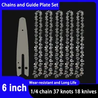 6" Saw Chain for Mini Chainsaw Mini Steel Chainsaw Chains Electric Chainsaws 37 knots 18 knives Chain Replacement Saw Accessory 1