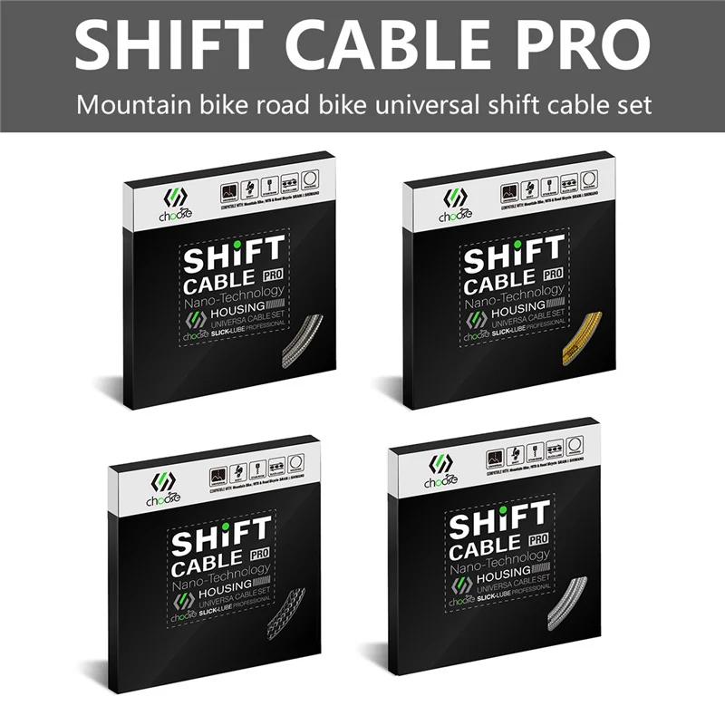 Chooee Bicycle Accessories, Bike Gear Shifter Cable, Bicycle Changes, Fit Shimano Sram Transmission Speed Switch Shift Cables