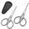 1Pcs Stainless Steel Beard Scissors Makeup Eyebrows Nose Hair Shaving Small Scissors Professional Nail Cuticle Cut Manicure Tool 1