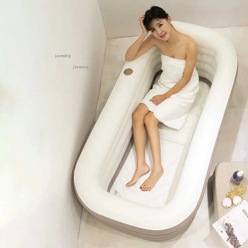 The Best Large Capacity Home Inflatable Bathtubs Folding Adult Bath Tub