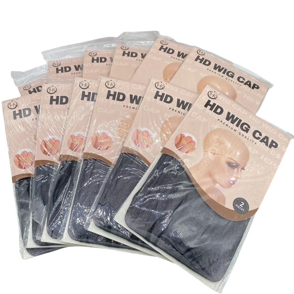 HD Thin Wig Cap 24 pieces Transparent and Invisible Sheer Wig Cap For HD Wigs Accessories wig caps,wig accessories