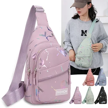 Women's Sling Chest Bag Nylon Women Fanny Pack High Quality Shoulder Bag Casual Women's Crossbody Bag Fashion Travel Female Bag 1