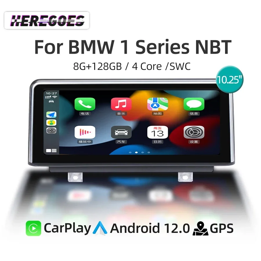 

Auto Android 12 CarPlay Car Radio Multimedia Video Player 8G+128GB For BMW 2 Series F20 F21 F22 F23 F45 F46 GPS Navigation Wifi