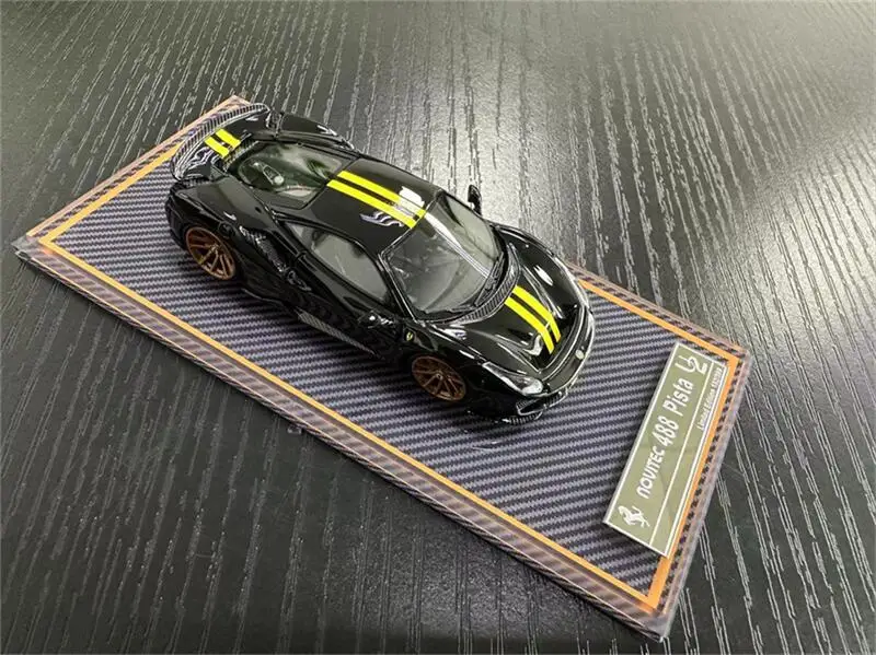 

U2 1:64 Novitec 488 Pista Black Resin Model Car