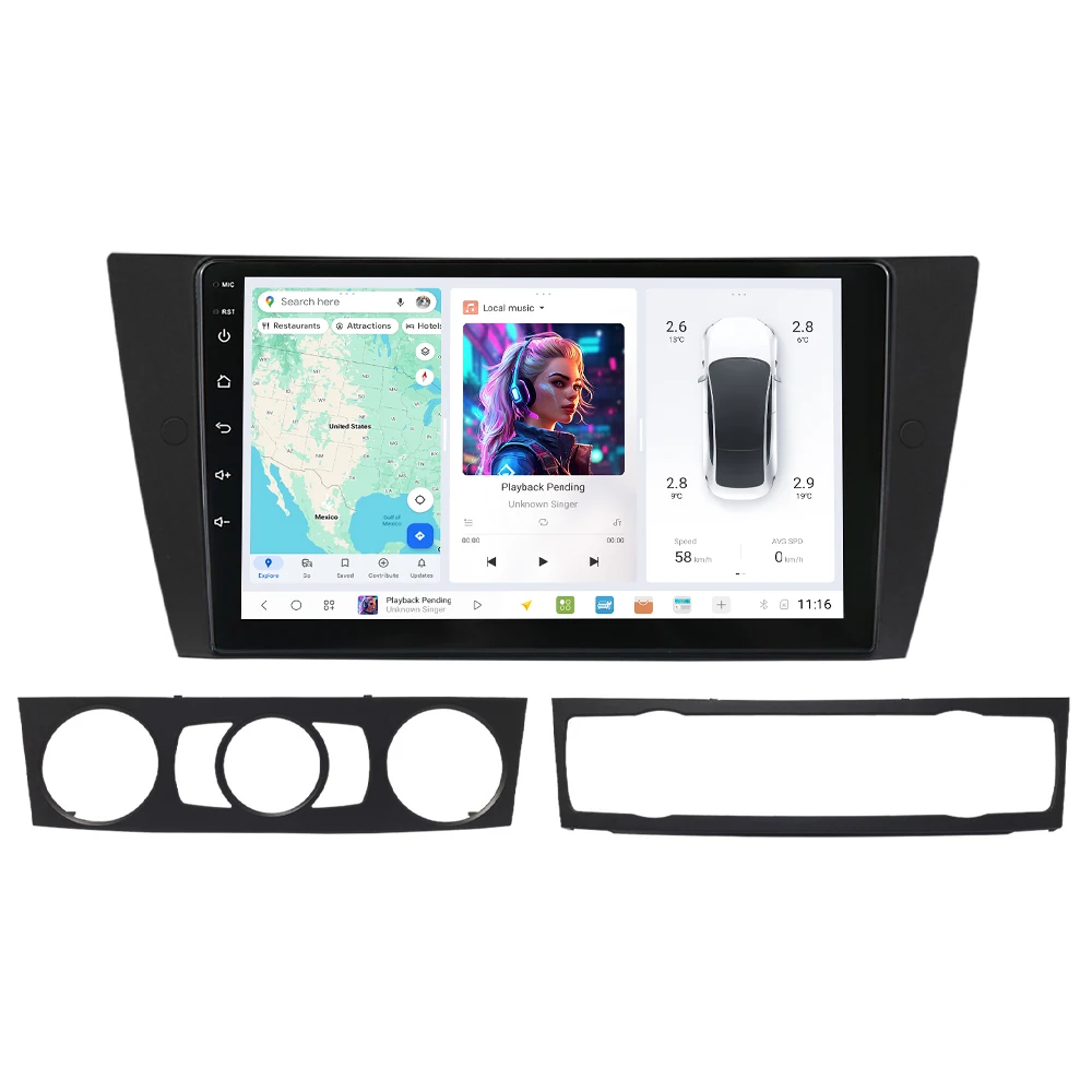 EU Shop DUDUAUTO DUDU7 7870 2K Bildschirm Android 13 Für BMW 3 Serie E90 E91 E92 E93 2005-2013 auto Radio Multimedia Video Player – Detail 7