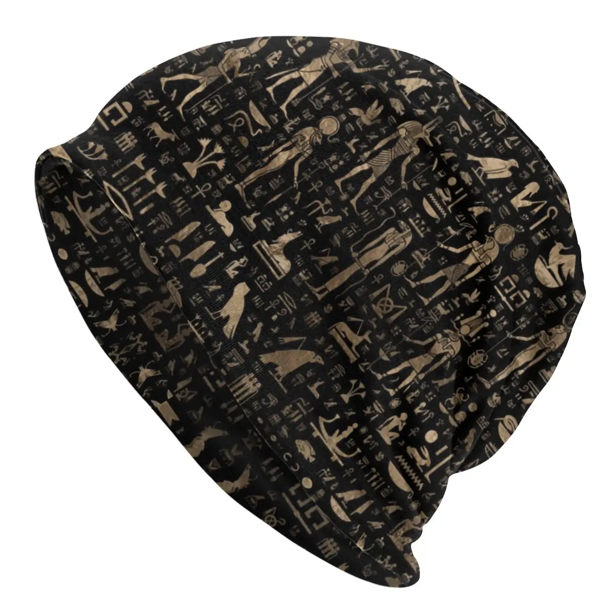 

Ancient Egyptian Hieroglyphs Street Slouch Beanies Caps Bonnet Winter Warm Knit Hat Women Men Adult Beanie Hats Outdoor Ski Cap