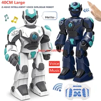 Intelligent Voice Robot Programming Voice Conversation Gesture Induction Interactive Smart Robot Music 2.4G Control 40cm Large 1