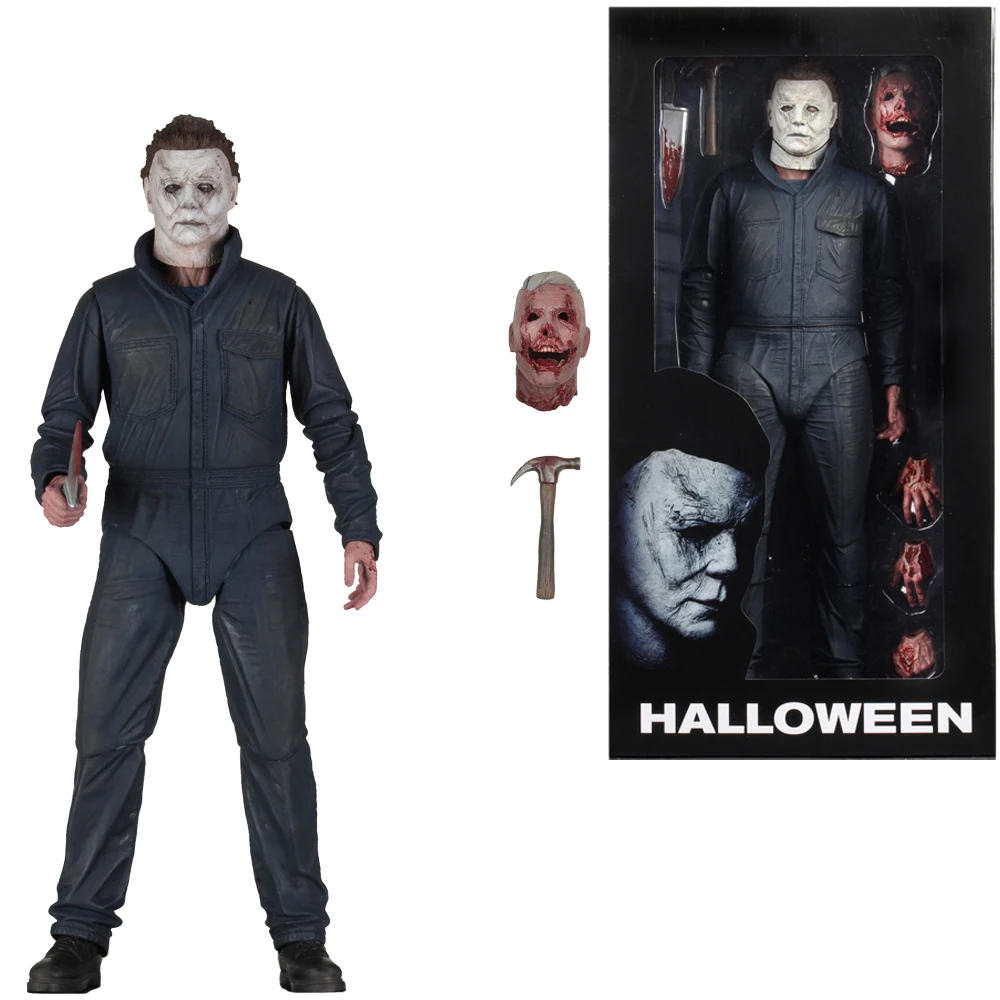 

Neca Хэллоуин (2018) Майкл Майерс масштаб 1/4 18 дюймов экшн-фигурка Игрушечная модель подарок коллекционные предметы новый оригинальный