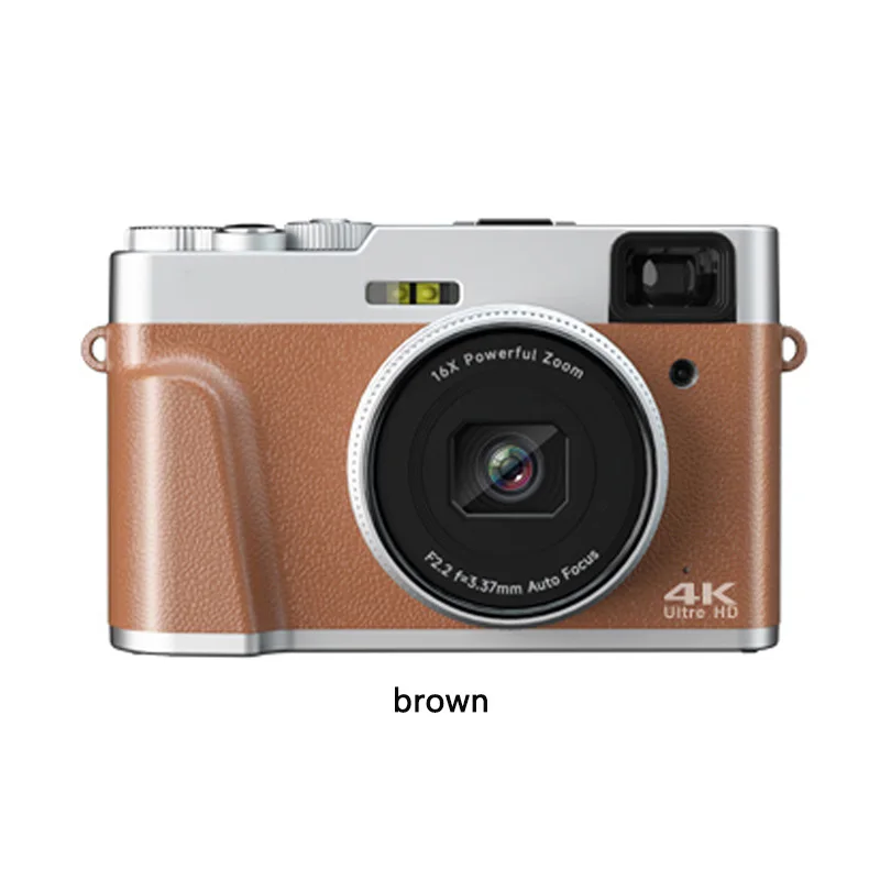 Camera Mirrorless, 4K Auto Focus 48MP, Suitable for YouTube and Video Shooting, Anti-Shake Camera with Viewfinder Flash