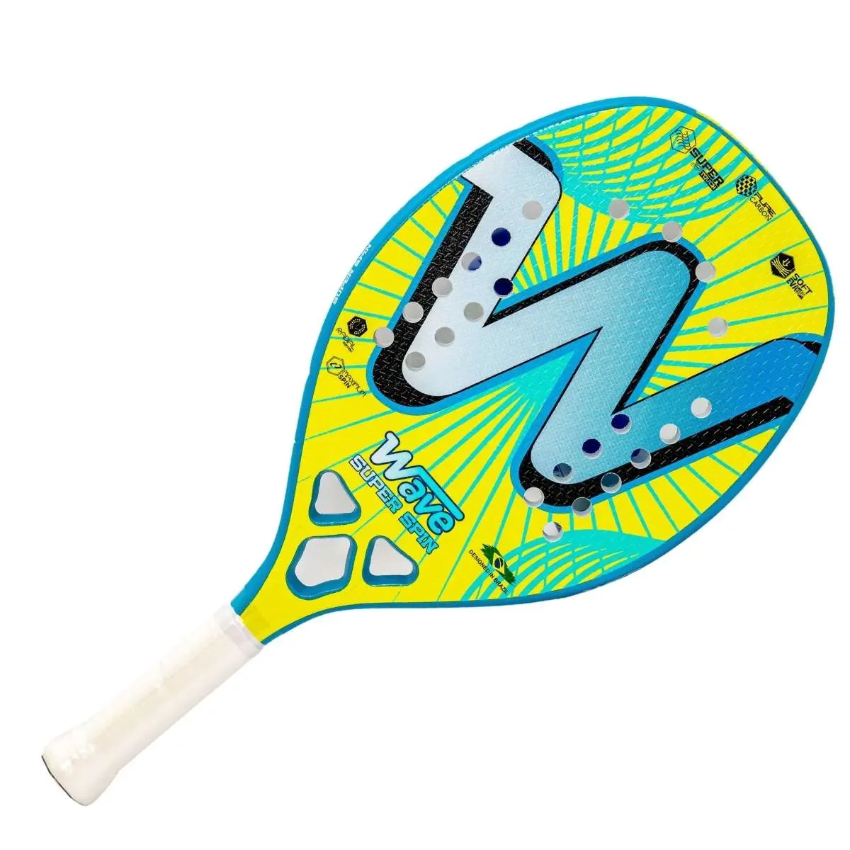 WAVE Beach Tennis Racket Carbon Fiber Super power spin