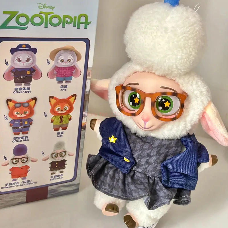 miniso Zootopia Blind Box Cute Nick Judy Action Figure Plush