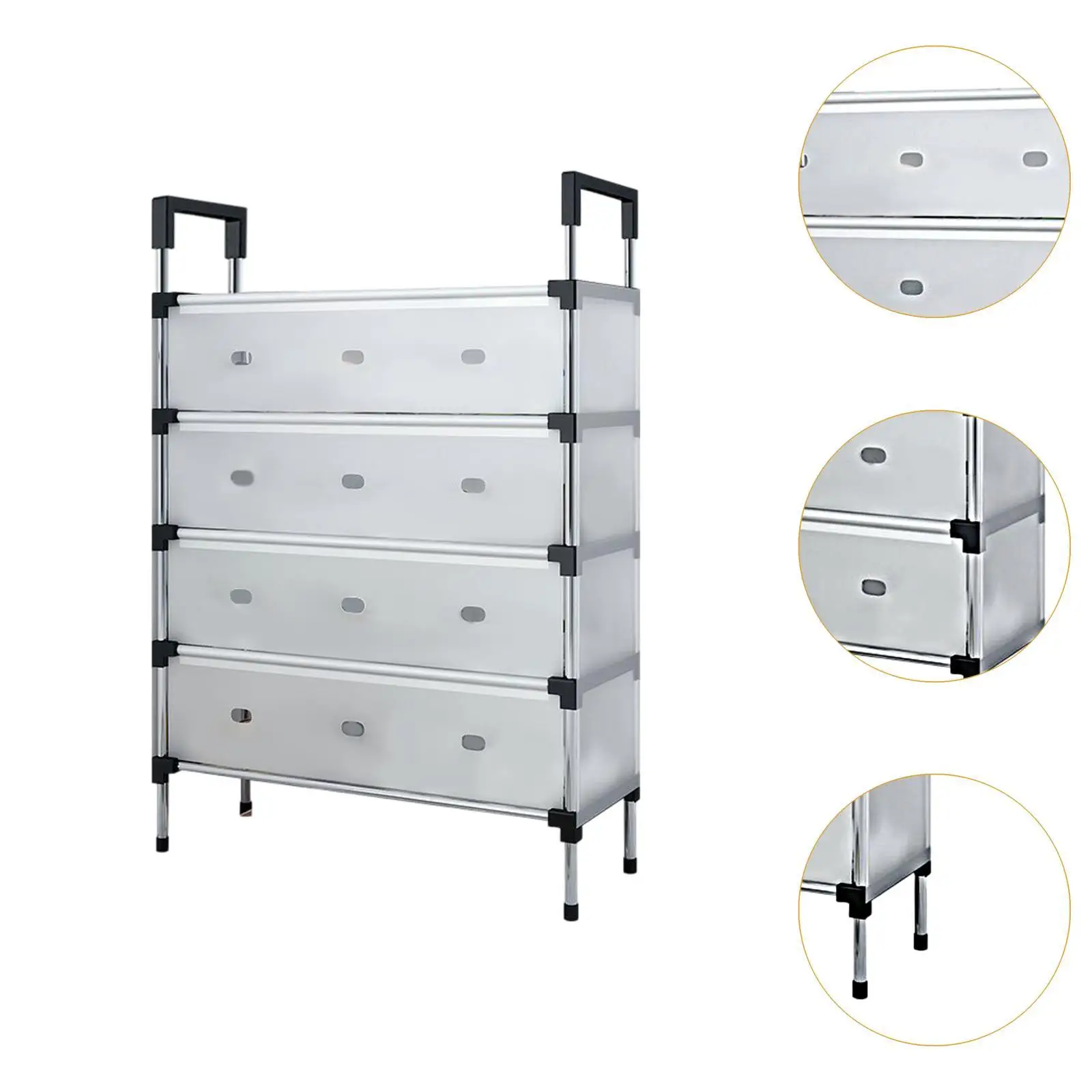 Shoe Rack Shoe Organizer Multifunction Sturdy Dustproof Storage Organizer Shelf for Entryway Apartment Hallway Books Sneakers Shoe Rack Shoe Organizer Multifunction Sturdy Dustproof Storage Organizer Shelf for Entryway Apartment Hallway Books Sneakers