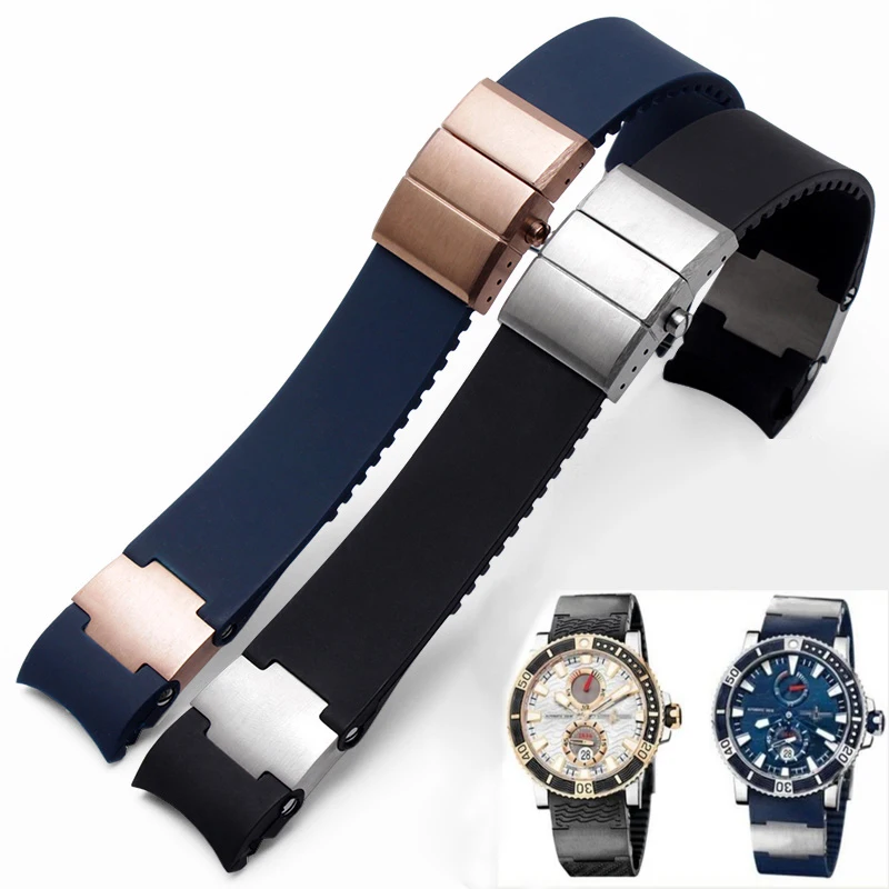 Premium Waterproof Silicone Watchband - 22mm Diver and Marine Edition