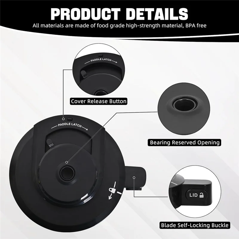 Replacement Outer Bowl Lid bowl lid Forninja NC299AMZ/NC301 Replacement Forninja Outer Bowl Lid