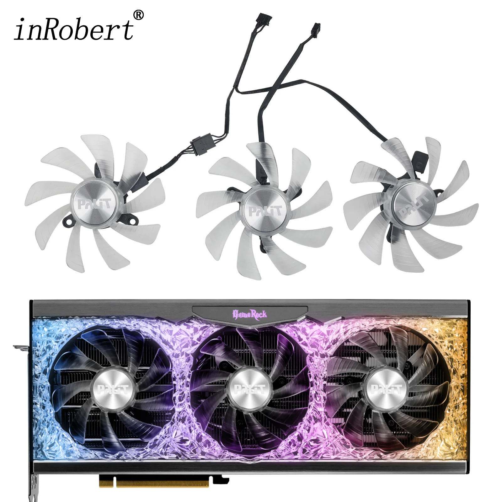 Ventola Di Raffreddamento Della Scheda Video Da 88Mm Th9215B2H-Pfb03 Per Palit Geforce Rtx 3090Ti Rtx4070Ti Gamerock Dispositivo Di Raffreddamento Del