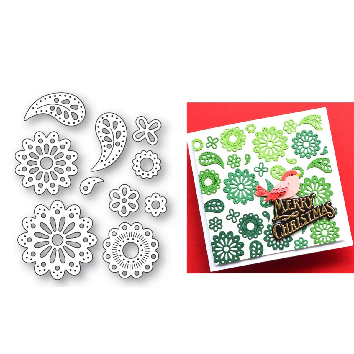 

Flowers Metal Cutting Dies For DIY Scrapbooking Photo Album Craft Decorat Paper Card Template Handcraft Gift Card 2024 New
