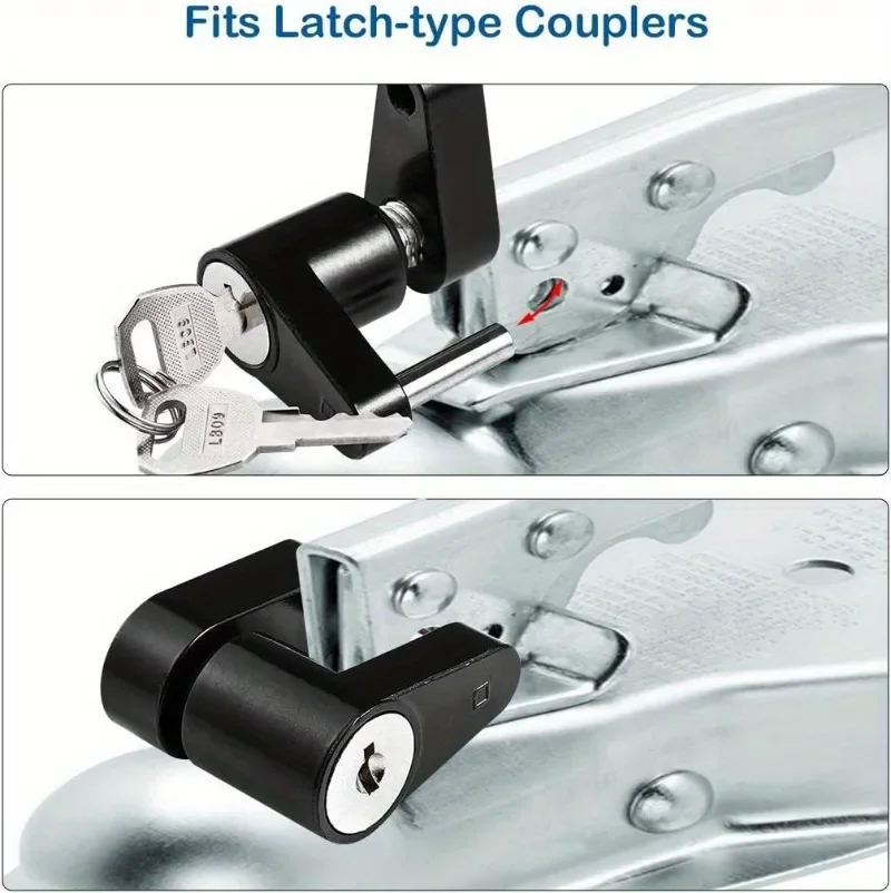 Cadeado, Gancho Lock, Língua Locks, Engate Segurança Protector, 1 4