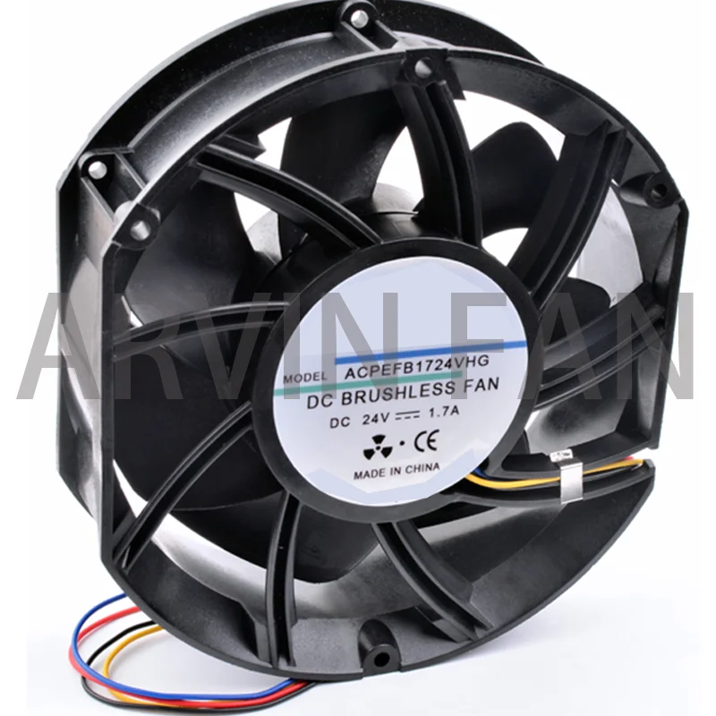 

Brand New Origina EFB1724VHG 17cm 17251 24V 1.70A 171x153x51mm Large Volume High Speed Inverter Cooling Fan