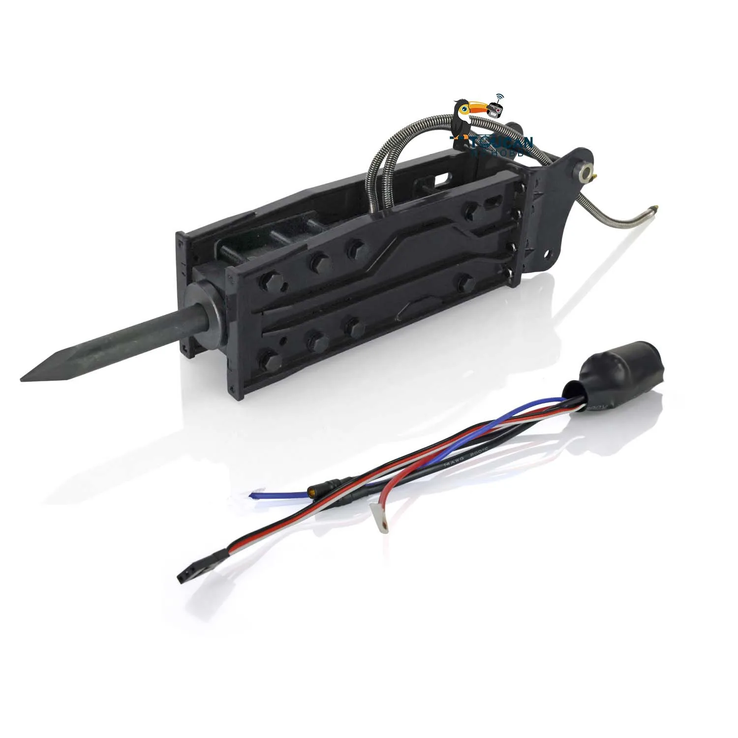

Дробилка с головкой молотка для TOUCAN RC HOBBY Lesu 1/14 374F, модель гидравлического экскаватора с дистанционным управлением