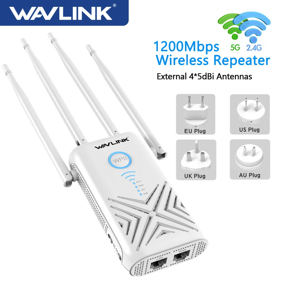 Ac1200 Router Gigabit Wifi Range Extender/access Point 1200mbps