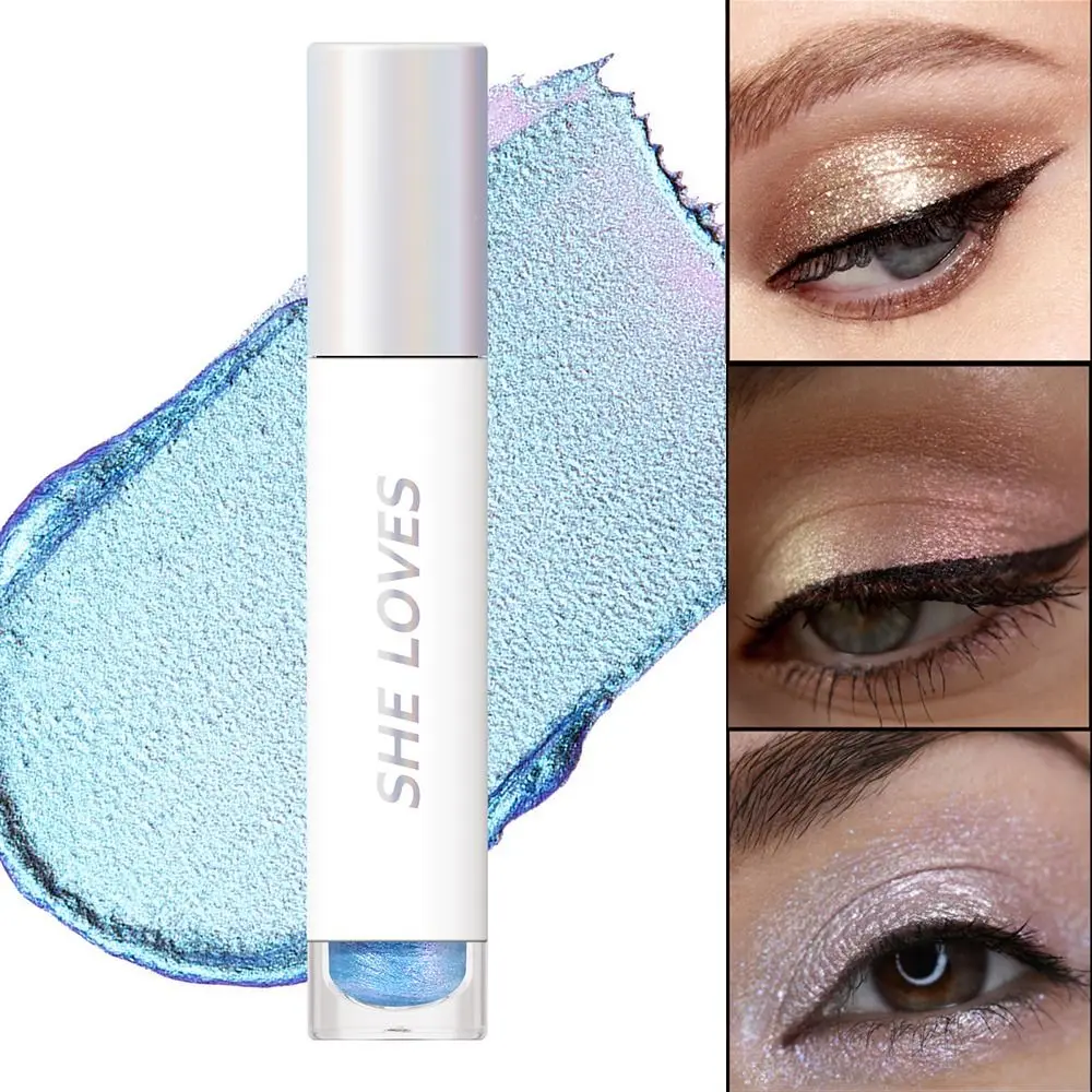 Water Light Diamond Glitter Liquid Highlighter Liquid Eyeshadow Bright Rose Blue Crystal Cosmetics