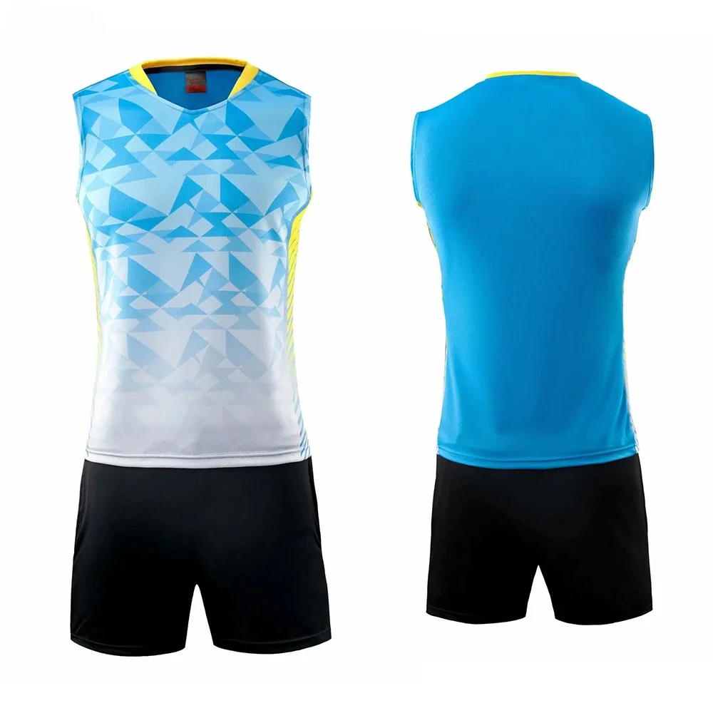 Volleyball Set Uniforms sleeveless Shirts with shorts Men Women badminton shirt Tennis jerseys Team training Top quality