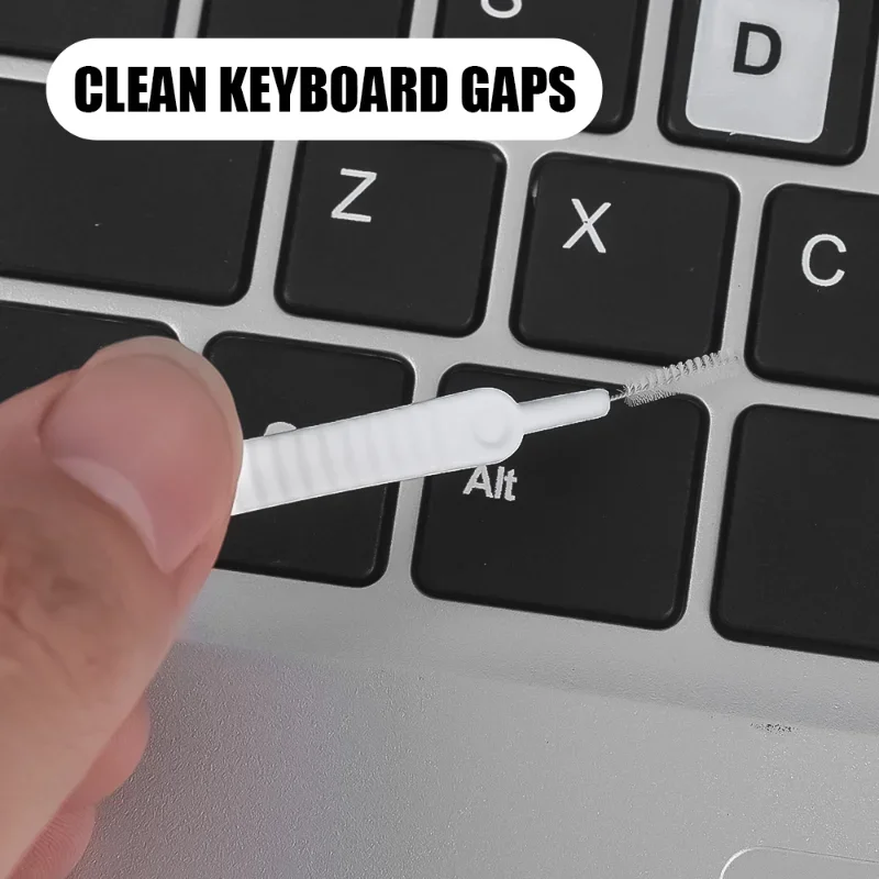 50/10pc Mini Shower Cleaning Brush Shower Head Anti-clogging Nylon Brush Computer Keyboard Cleaner Phone Hole Dust Cleaning Tool 3