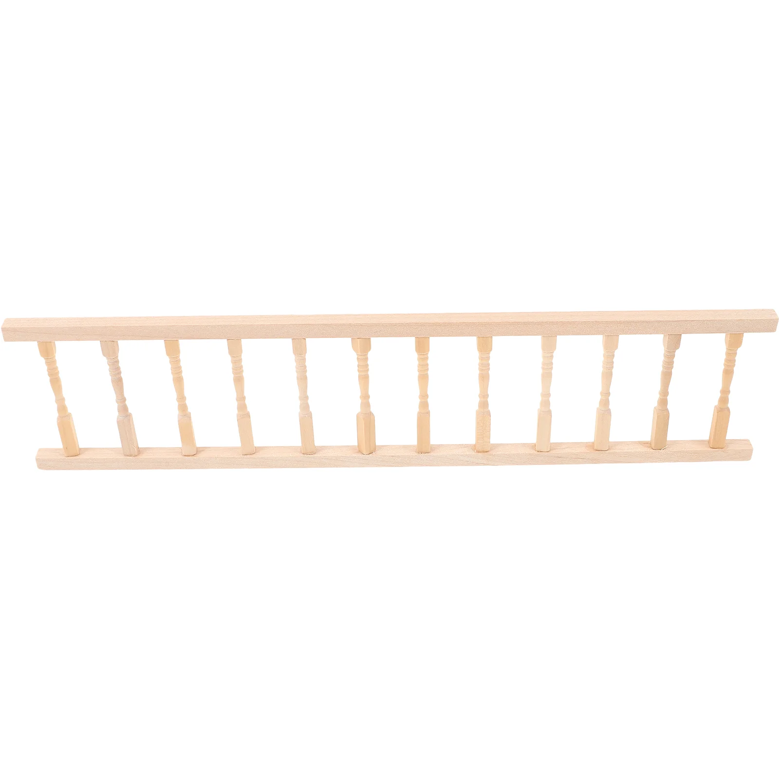 Wooden Miniature House Fence Handrail Dollhouse Furniture