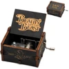 Vintage Wooden Music Box Beauty And Beast Romantic La Vie En Rose Music Box Valentine's Day Gift 2