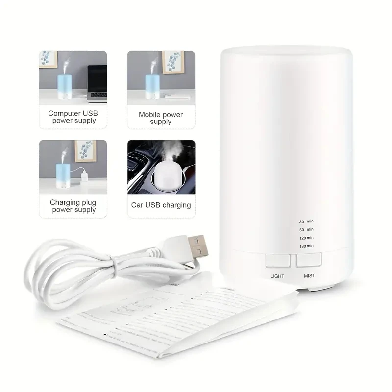 Description Picture 4 of itemUSB Air Humidifier, 70ML Essential Oil Diffuser, Quiet Humidifier, Natural Home Fragrance Aroma Diffuser with Night Lights