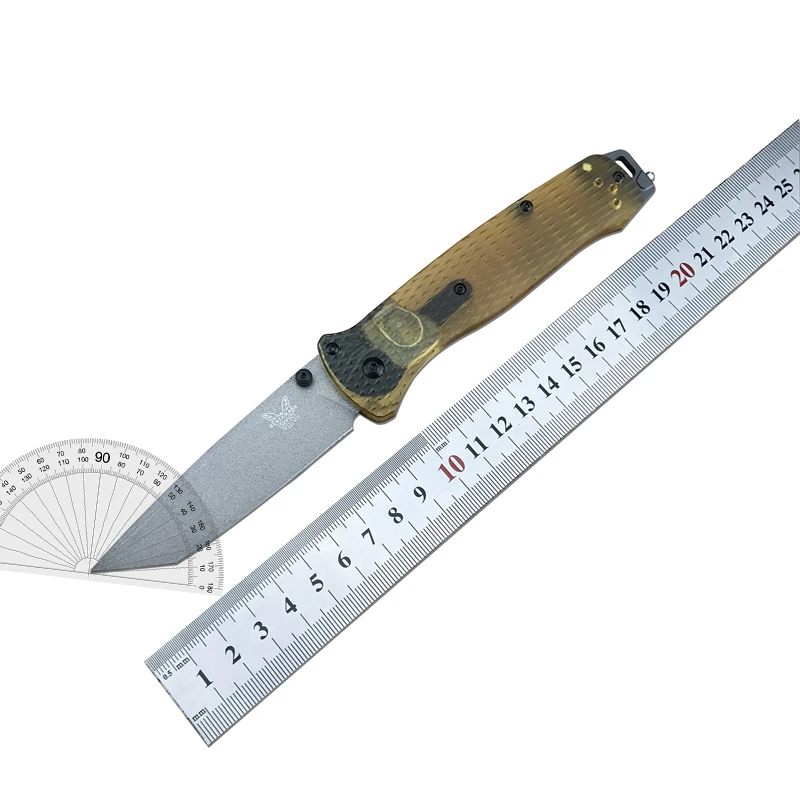 BM 537 PEI folding knife, Outdoor Camping Adventure Survival Fishing Multi-purpose EDC Tool, 8c13Mov blade handling, Men's gift 2