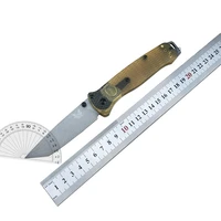 BM 537 PEI folding knife, Outdoor Camping Adventure Survival Fishing Multi-purpose EDC Tool, 8c13Mov blade handling, Men's gift 2