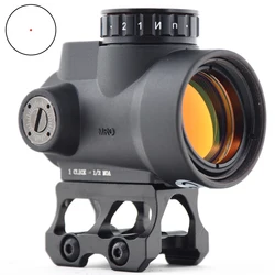 TrijiconMRO Red Dot Sight 1x Reflex Collimator Optics Scope With High Low 20mm Mount Base Anti-Reflective Protective Lens Cover
