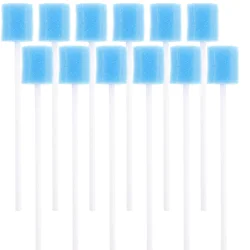 Healeved Cotton Swabs Cotton Swabs 100 Pcs Mouth Swabs Elderly Disposable Sponge Stick Mouth Care Sponge Tooth Cleaning Sponge