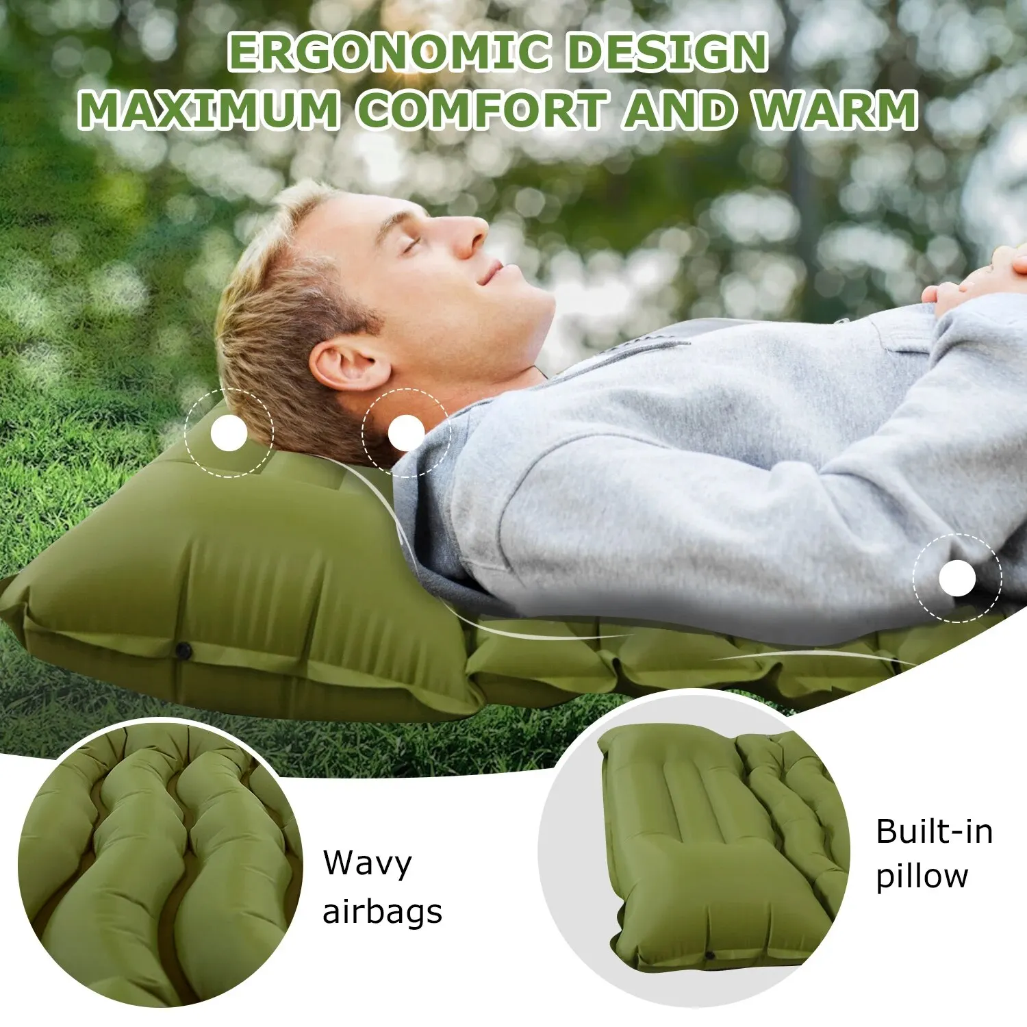 Best Air With Pillow: Extra Thick Inch Ultralight Self