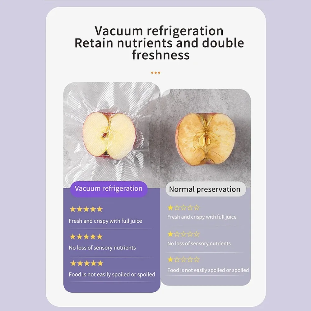 Portable Wireless Vacuum Sealer for Kitchen Food Storage