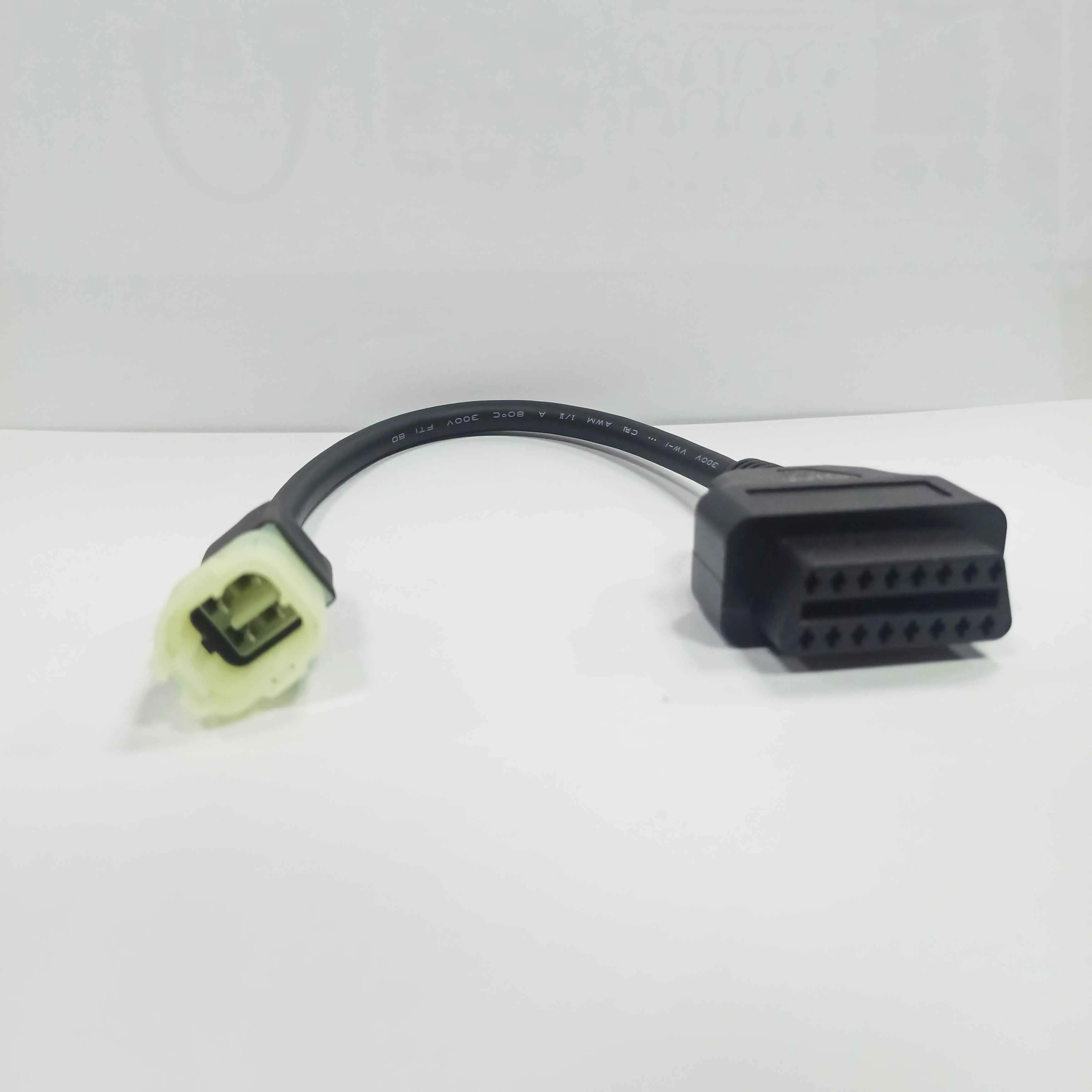 OBD オートバイケーブル Kawasaki 4Pin から OBD2 16 ピンアダプター