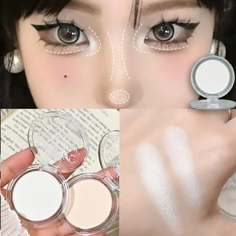 Matte Highlighter & Contour Palette with Eye Shadow & Rouge Powder